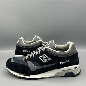 Scarpe casual New Balance 1500 Made In England blu navy scamosciate UK 6 EU 39,5 - Foto 1 di 8