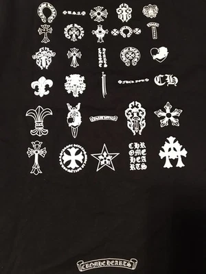 Camiseta de herradura negra Chrome Hearts para hombre mediana Foto 1 de 4