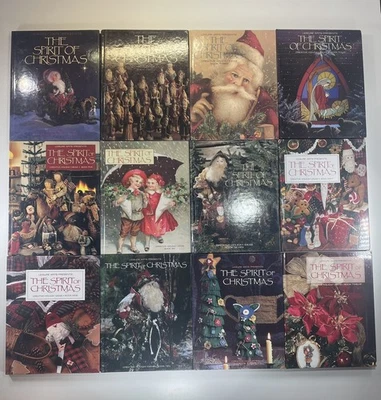 LEISURE ARTS THE SPIRIT OF CHRISTMAS 1-12 Collection Crafting Holiday Hardcover - Image 1 of 4