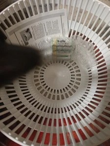 Salatschleuder, groß, "Cook´s essentials", batterie- oder akkubetrieben - Bild 1 von 5