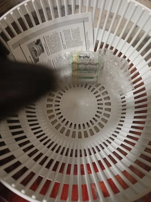 Salatschleuder, groß, "Cook´s essentials", batterie- oder akkubetrieben - Bild 1 von 4