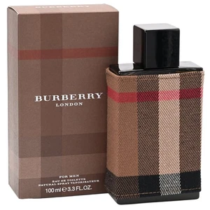 BURBERRY LONDON FABRIC by Burberry Cologne for Men EDT 3.3 / 3.4 oz New In Box - Picture 1 of 6