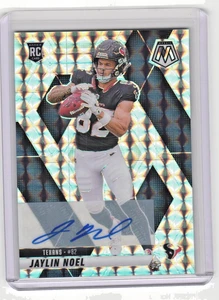 2025 Mosaic Jaylin Noel Rookie Auto Silver Mosaic Prizm RC #373 Houston Texans - Picture 1 of 2