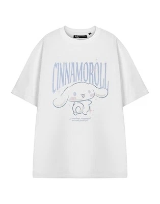 Hello Kitty Blanco Cinnamoroll Camiseta de manga corta Mujeres - Imagen 1 de 4