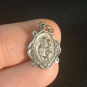 Medalla de San José de colección de 2,3 gramos de plata de ley 925 religiosa Santa Nazaret - Imagen 1 de 7
