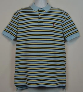 Polo Ralph Lauren Vintage Shirt Mens L Short Sleeve Stripe Cotton Multicolor - Picture 1 of 10