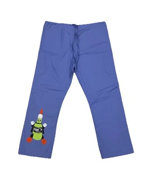 VTG Pharmaceutical Fleets Enema Lab Blue Scrub Pants Unisex Sz Med Ephemera New - Image 1 of 4
