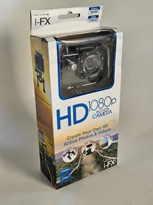 Hype I-FX HD 1080p Action Camera - 16MP Photos And Videos, Open Box Never Used - Image 1 of 4