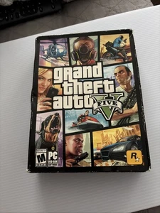 Grand Theft Auto Five V PC DVD-ROM set 7 dischi senza graffi/senza manuale - Foto 1 di 16