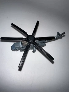 MICRO MACHINES Aircraft Helicopter Sikorsky CH-54 Skycrane Galoob LGTI Grey Camo - Picture 1 of 10