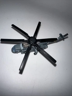 MICRO MACHINES Aircraft Helicopter Sikorsky CH-54 Skycrane Galoob LGTI Grey Camo - Image 1 of 4