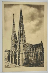 Vintage 1930s Postcard – St. Patrick’s Cathedral New York City Gothic Architectu - Picture 1 of 2