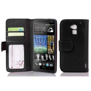 Custodia per HTC ONE MAX T6 Portafoglio Cover Carte Magnetica Case - Foto 1 di 10