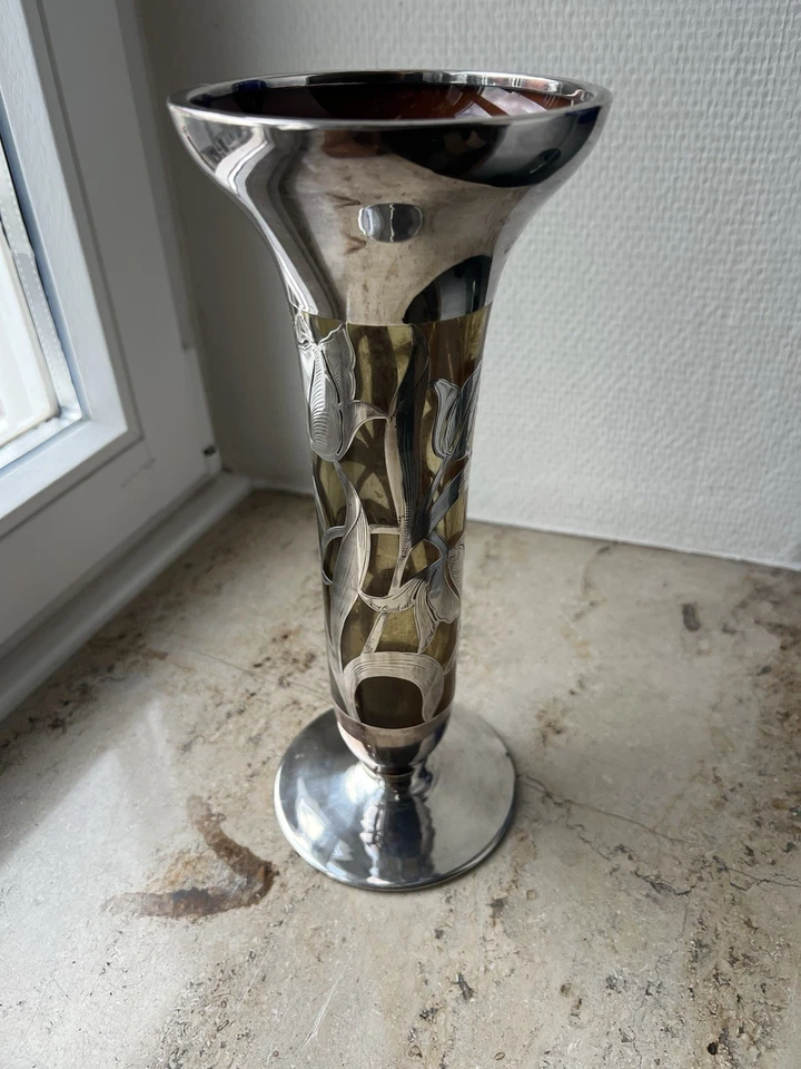 Feinsilber Vase SPAHR 1000, 10 - Bild 1 von 4