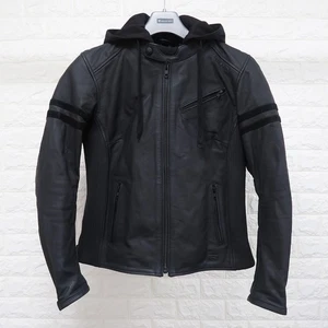 Richa Ladies Toulon Black Edition Leather Motorcycle Jacket - Black - 16 - Picture 1 of 5