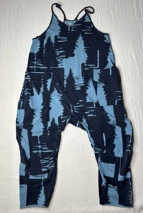 Free People Hot Shot Jumpsuit Gr. Medium in Winter Forest Navy - Bild 1 von 6