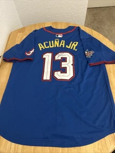 Ronald Acuna Jr Atlanta Braves Autographed 2025 All Star Jersey JSA Certified - Picture 1 of 9