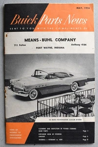 1956 Buick Parts News Booklet Magazine Roadmaster 2-Door Riviera Fort Wayne IN - Picture 1 of 11