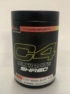 C4 Ultimate Shred Pre-Workout Strawberry Watermelon 14.2 oz (402 g) BB05/27 - Picture 1 of 6