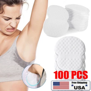 100x Armpit Sweat-proof Pad Disposable Sweat-proof Wrist Guard Pad Invisible USA - Picture 1 of 16