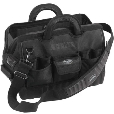Bucket Boss Pro Gatemouth 18 Tool Bag w/All-Terrain Bottom  - Image 1 of 4