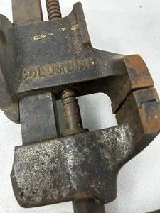 Vintage Columbian Bench Vise 3” Jaw No .143 Col. Hdw Cleveland U.S.A. - Picture 1 of 5