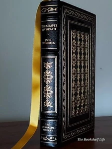 Franklin Library The Grapes of Wrath MINT Steinbeck Leather Best-Loved Books - Picture 1 of 15