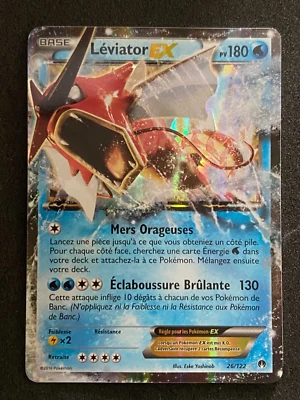 Léviator EX Full Art 26/122 Rupture Turbo carte Pokemon Neuve FR - Photo 1/2