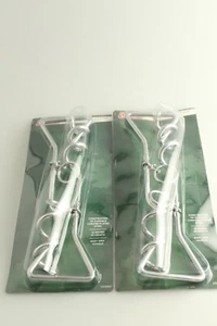 Lote de 2 paquetes de estacas de tienda en espiral Coleman 12" acero cromado NUEVO - Imagen 1 de 4