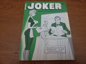 JOKER MARCH 1964 BILL WARD ART BETTIE PAGE & TEMPEST STORM PHOTOS NEAR MINT- - Imagen 1 de 17