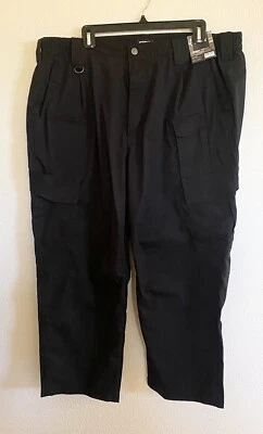 CQR TACTICAL PANTS WATER Resistant  BLACK 42 x 25 TLP710 Duratex Stretch HEMMED - Image 1 of 4