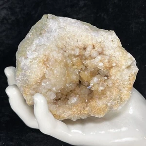 Geoda 4” Cuarzo Cristal Racimo Natural Dorado Curandero Hierro Citrino Espécimen - Imagen 1 de 9