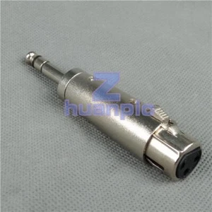 Adaptador hembra XLR de 1 pieza a conector TRS estéreo de 1/4" NUEVO - Imagen 1 de 1