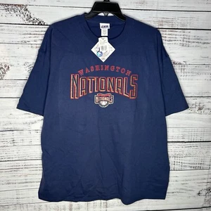 New Vintage Washington Nationals MLB Big Graphic T-Shirt Navy Blue Mens Size 3XL - Picture 1 of 7