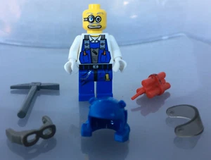 LEGO®-Minifigure Set Cervelli Power Miners 8964 Dinamite - pm019 pm013 pm007 - Foto 1 di 7