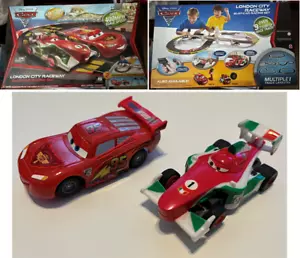 Tyco / Mattel HO - Disney Pixar Cars "London City Raceway" - Slot Car Set - NOS - Picture 1 of 1