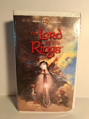 The Lord of the Rings VHS tape vintage animation Warner Bros. 1978/2001 + Insert - Image 1 of 4