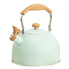  Kettle Stove Top Whistling Stovetop Kettles Stainless Steel Tea Wooden