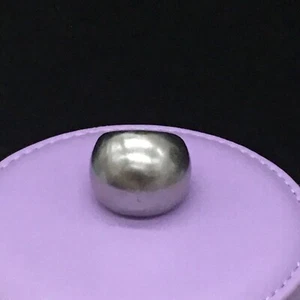 QVC Band 925 Edforce Stainless Steel Ring Size 6.5 - Picture 1 of 9