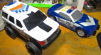 Tonka Real Tough Lights & Sounds Police Car Maxx Action Police SUV Lot of 2 - Image 1 of 4