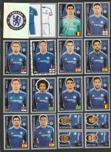 SET 17 FIGURINE STICKERS CALCIATORI TOPPS CHAMPIONS LEAGUE 2015-16 CHELSEA - Picture 1 of 1