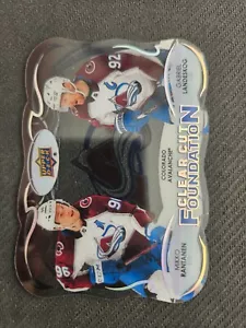 2022-23 UPPER DECK UD MIKKO RANTANEN GABRIEL LANDESKOG CLEAR CUT FOUNDATION - Picture 1 of 2