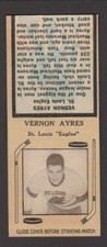 1934-35  DIAMOND MATCHBOOKS TYPE 1   VERNON AYRES   INV A3075