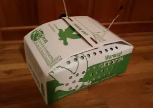 Horizon Quail Nest / Baby Chick Box for Live Birds. Bulk Qty. Discounts Free S/H - Picture 1 of 3