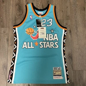 New Mitchell & Ness Michael Jordan East 1996 All Star Authentic Rare NBA 40 M - Picture 1 of 13