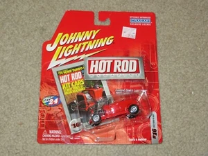 Johnny Lightning Hot Rod Magazine #16 1932 Ford Hi-Boy Red MOC 2003 - Picture 1 of 2