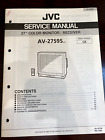 JVC AV-2759S AV2759S US TV REPAIR Service Manual FROM THE USA **ORIGINAL**