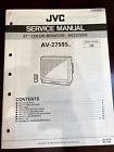 Jvc Av-2759S Av2759s Us Tv Repair Service Manual From The Usa **Original**