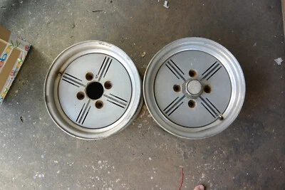 2pc pieces ONLY JDM Enkei AP Rolling 13" wheels for datsun retro 114.3x4 corolla — 第 1/4 张图片