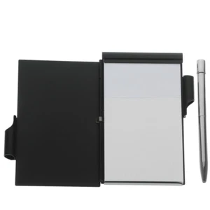 Metal Small Notebook Mini Notepad Pocket Notepad Metal Note Case with Pen - Picture 1 of 12